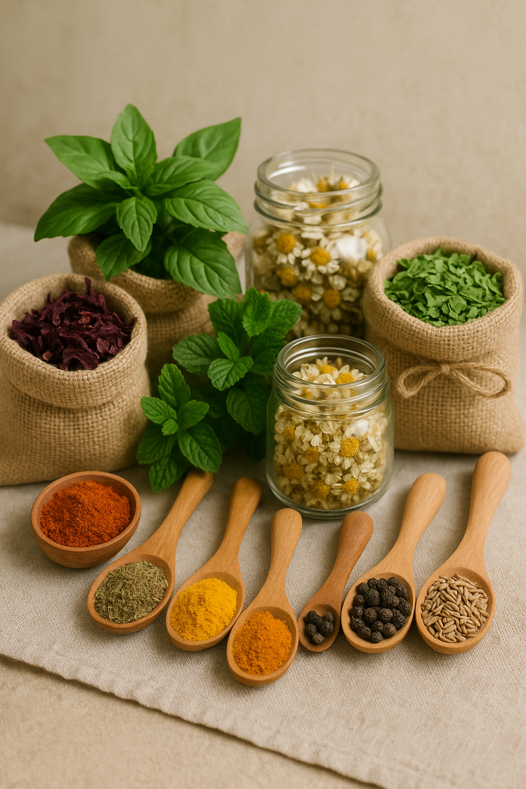 Herbal ingredients supporting wellness