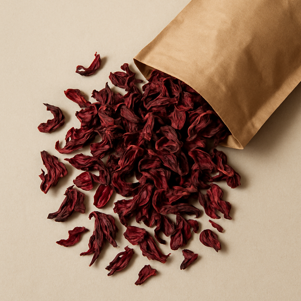 Close-up of dried hibiscus petals